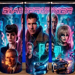 Blade Runner 80s Harrison Ford SciFi Movie Cup Mug Tumbler